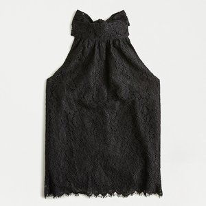 J. Crew Women's NWT Tie-Neck Top in Lace